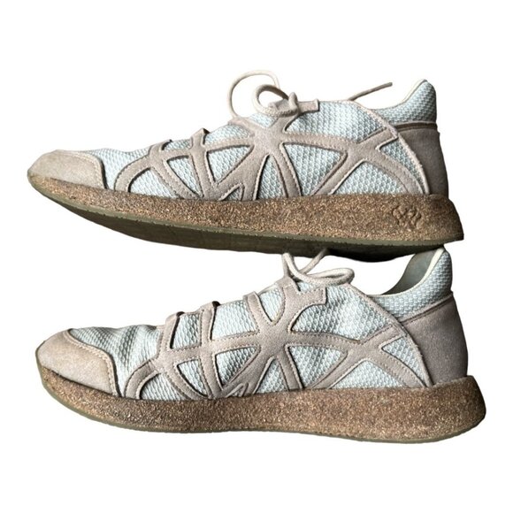 Po-Zu Beige Brisk Sneaker Eco Friendly Sneaker Made in Portugal Size 38W - Picture 1 of 7